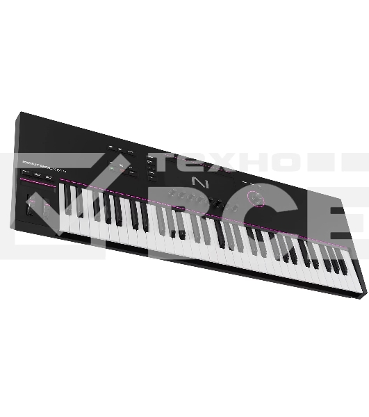 Клавиатура MIDI [29852] Native Instruments [Kontrol S61 Mk3] 61 клавиша, полувзвешенные, чувствительны к скорости нажатия с послекасанием, дисплей, 8 энкодеров, колеса высоты тона и модуляции, 4 входа для педалей, MIDI вход/выход