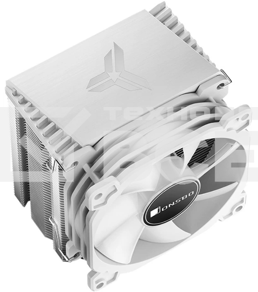 Кулер JONSBO CR-1400 White LGA1700/1200/115X/AM4 (24шт/кор, TDP 125W, PWM, 92мм ARGb Fan, 4 тепловые трубки, 4-pin, белый) Retail