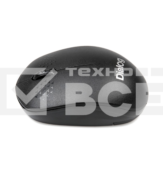 Мышь беспроводная Dialog Comfort MROC-13U черный, 1200 dpi, радиоканал, USB, кнопки - 3