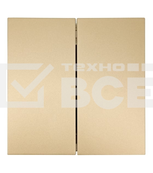 Выключатель 2-кл. СП ZIMA IP20 10А безвинт. зажим зол. LEZARD 704-3688-101QC