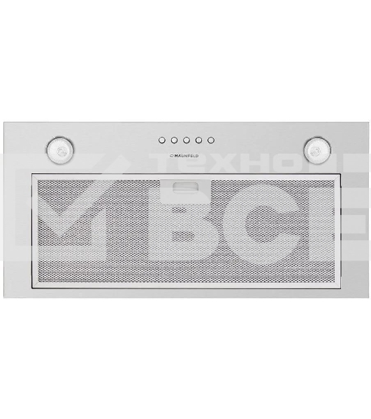Вытяжка встраиваемая Maunfeld Crosby SINGL 60 нержавеющая сталь, 60 см, 850 куб. м/ч, 48 дБ