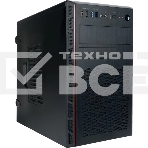 Компьютерный корпус Mini Tower InWin EMR065 черный U3.0*2+U2.0*2 A(HD) +intrusion switch mATX, фото 1