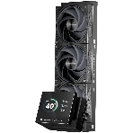 Система водяного охлаждения Thermalright Stream Vision 360 Soc-AM5/AM4/1200/1700/1851 черный 4-pin 28.1dB Al LCD Ret (S-VISION-360-BL), фото9