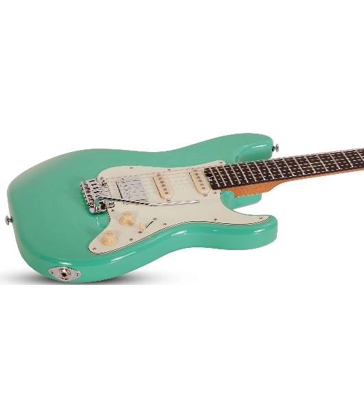 Электрогитара SCHECTER NICK JOHNSTON TRAD-HSS A. GREEN - электрогитара 6-струнная. 22 лада, корпус: ольха, гриф: обоженный клен, накладка черное дерево, на болтах, звукосниматели: HSS Schecter Diamond '78, 2x Schecter Diamond Nick Johnston Single Coil, р