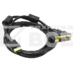 Кабель 5bites APC-073-020 HDMI M, DVI M (24+1) double link, зол.разъемы, ферр.кольца, 2м., фото2