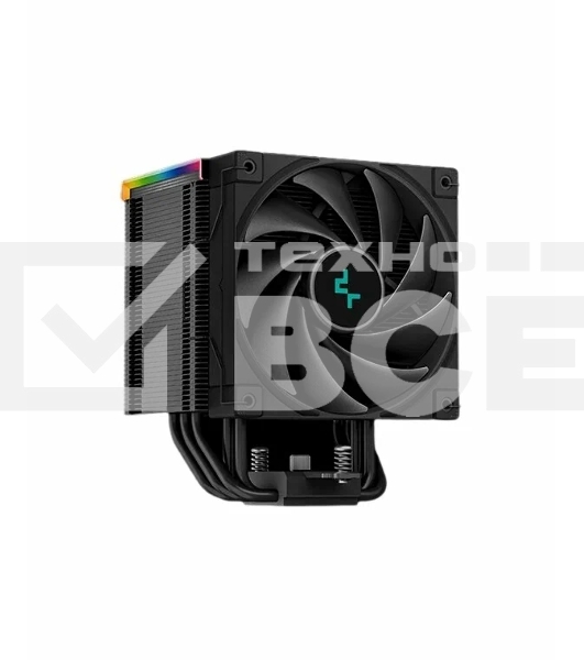 Кулер для процессора DEEPCOOL AK500 DIGITAL черный, 120 мм, алюминий/медь, 1850 об/мин, 28 дБ, 4 pin, 240 Вт, 160 мм