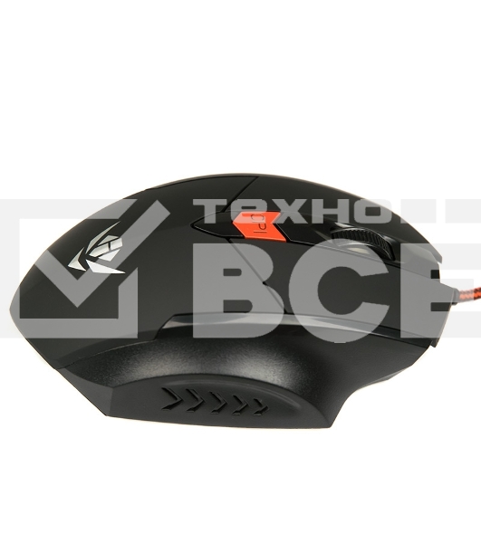 Мышь проводная Dialog MOG-11U Nakatomi Gaming - 6 кнопок + ролик, USB,черная