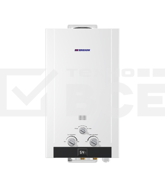 Водонагреватель газ Edisson H 20 DL