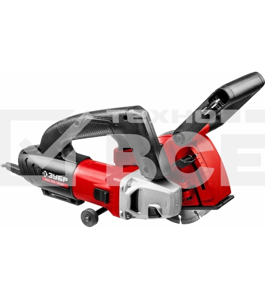 Штроборез ЗУБР ЗШ-30-1200 Тглубина паза 30 мм, 125 мм, пылезащита, подключение пылесоса,1200 Вт