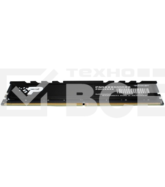 Оперативная память Patriot Signature Premium, DDR5, 16GB (1x16 GB), 5600 MHz, CL46, радиатор, черный