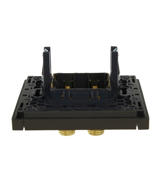 Аудиорозетка 4-мест. IEK FORTE&PIANO FP339 серый