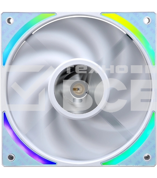 Вентилятор для корпуса Aerocool / Formula Air Bridge Plus WH ARGB белый, 120 мм, 1300 об/мин, 27.2 дБ, 4 pin