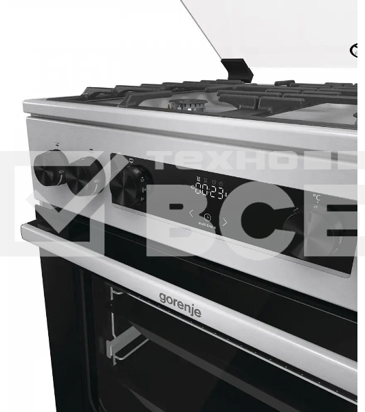 Плита комбинированная Gorenje GKS6C72XF нержавеющая сталь