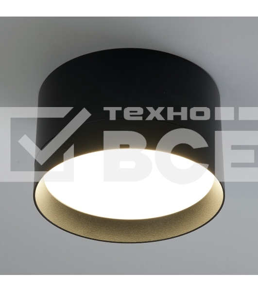 Светильник FERON HL370 ДПО-25w GX70 без лампы черный