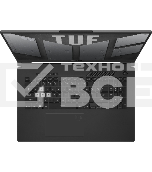 Ноутбук ASUS TUF Gaming F17 FX707ZC4-HX119 серый 90NR0GX1-M008D0 17.3