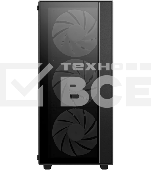 Компьютерный корпус Deepcool MATREXX 55 V4 без БП, боковое окно (закаленное стекло), 3xARGb LED 140мм вентилятора спереди, 1xARGb LED 120мм вентилятор сзади, черный, ATX