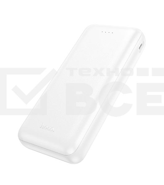 Портативный аккумулятор HOCO J153A 20000mAh 2USB+1Type-C+1micro USB 2.0A, белый