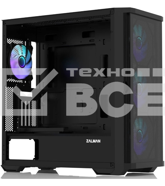 Компьютерный корпус ZALMAN Z10 DUO, ATX, BLACK, WINDOW, 2x3.5