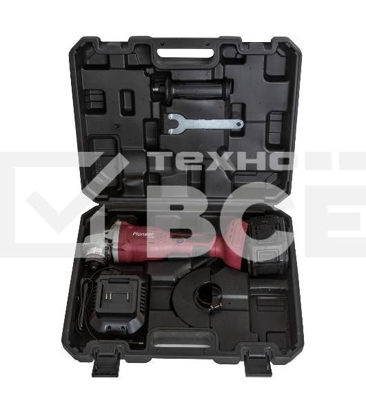 Угловая шлифовальная машина аккумуляторная Pioneer