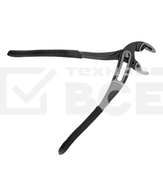 Клещи переставные Denzel обливные рукоятки, 180 мм