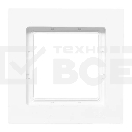 Рамка Эпика 1-местная, IP44, белая, пластик, фото2