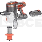 Пылесос вертикальный Endever SkyClean VC-301 черный/оранжевый, питание от аккумулятора, 75 Вт, уборка сухая, пылесборник 0,8 л, фото5