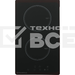 Индукционная варочная панель Maunfeld AVI292BK, конфорок: 2 шт., стеклокерамика, независимая, черный