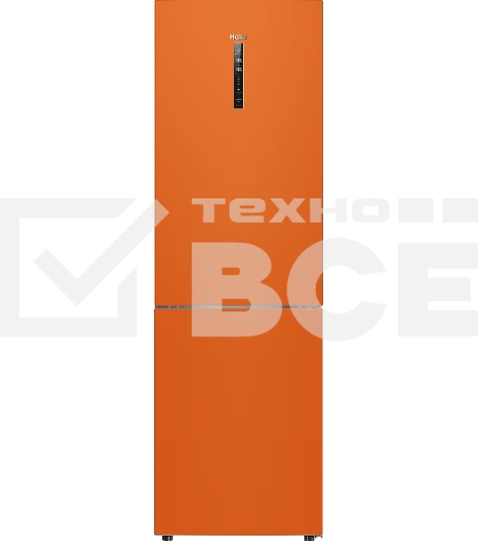Холодильник Haier C2F636CORGU1 оранжевый двухкамерный 256/108 л морозилка снизу, No Frost