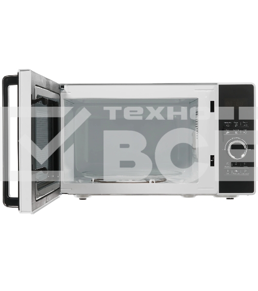 Микроволновая печь Pioneer MW356S белый, 23 л, 800 Вт, переключатели - сенсор, поворотный механизм