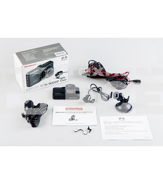 Видеорегистратор Silverstone F1 NTK-9000F Duo, 1920x1080, 3', с камерой заднего вида, G-сенсор