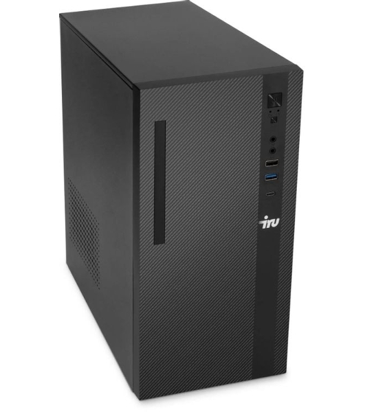 Компьютер IRU Planio 310H6SC MT i3 14100F (3.4) 16Gb SSD512Gb GT610 2Gb Windows 11 Pro GbitEth 230W черный (2153498)