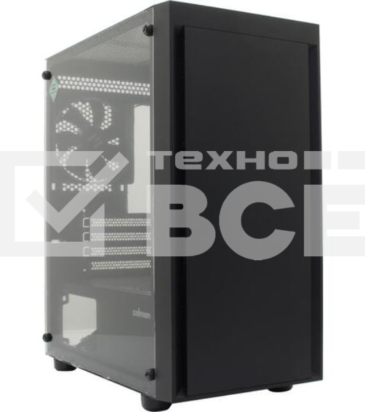 Компьютерный корпус MiniTower Zalman T3 PLUS black (Zalman T3 PLUS) (без блока питания)