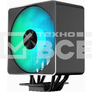 Кулер для процессора Aerocool / Formula APNX AP1-V ARGB черный, 120 мм, алюминий, 1800 об/мин, 32.8 дБ, 4 pin, 245 Вт, 157 мм