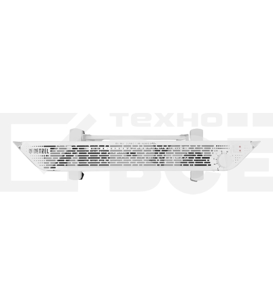 Конвектор Denzel XCE-1500 белый, 1500 Вт, 20 м2, термостат