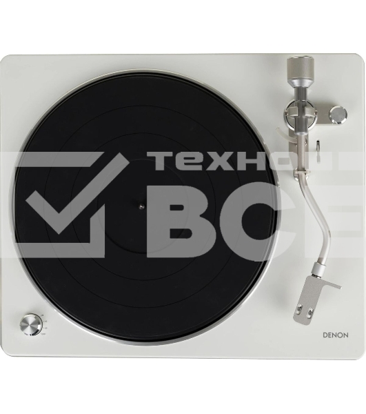 Проигрыватель винила Denon DP-400F, частично автоматический, белый