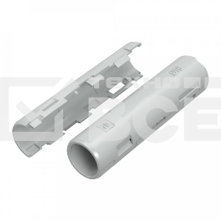 Муфта разборная D16 мм атмосферостойкая серая Промрукав