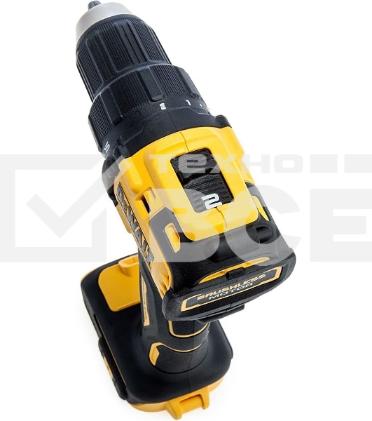 Дрель-шуруповерт DeWalt DCD708N-XJ, Аккумуляторная, 18В, Без АКБ и ЗУ