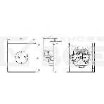 Розетка СП FORTE&PIANO FP313 16А с заземл. защ. шторки безвинт. крепл. сер. IEK FP-R14-16-1-K03, фото6
