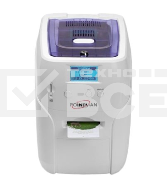 Принтер пластиковых карт Poscenter Pointman Nuvia N10 300 dpi, до 600 карт/ час, USB, Ethernet, белый