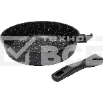 Сковорода из литого алюминия REALPRESS В22Ср 22 см черный, фото3