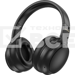 Беспроводные/проводные наушники Borofone BO29 Plus Alegre черный, накладные, Bluetooth 5.3 + проводной, складная конструкция, микрофон, до 30 ч