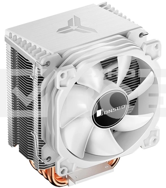 Кулер JONSBO CR-1400 White LGA1700/1200/115X/AM4 (24шт/кор, TDP 125W, PWM, 92мм ARGb Fan, 4 тепловые трубки, 4-pin, белый) Retail