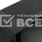 Компьютерный корпус без блока питания Case HSPD M540, Mesh Mid Tower, черный, TG, 0.45 SPCC, no fans, ATX, mATX, mITX, 160/300/150мм, 2x2.5