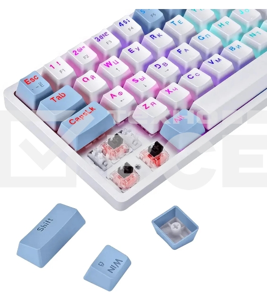 Клавиатура Defender Amox GK-585 проводная, USB Type-A, белый