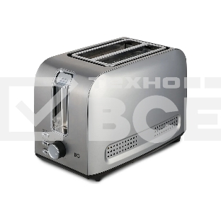 Тостер BQ T1009 Steel-Black, Мощность 800 Вт, 7 степеней поджаривания