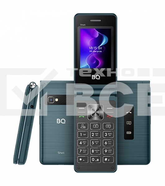 Мобильный телефон BQ 2411 Shell синий MTK 6261