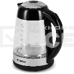 Чайник электрический Hyundai HYK-G3803 1.7л. 2200Вт черный/серебристый (корпус: стекло), фото5