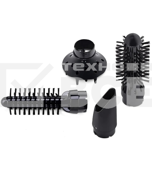 Фен-щетка Vitek VT-8241 черный/коричневый
