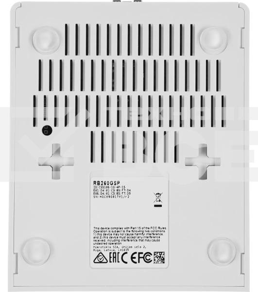 Коммутатор Mikrotik CSS106-1G-4P-1S 5PORT 1000M 1SFP