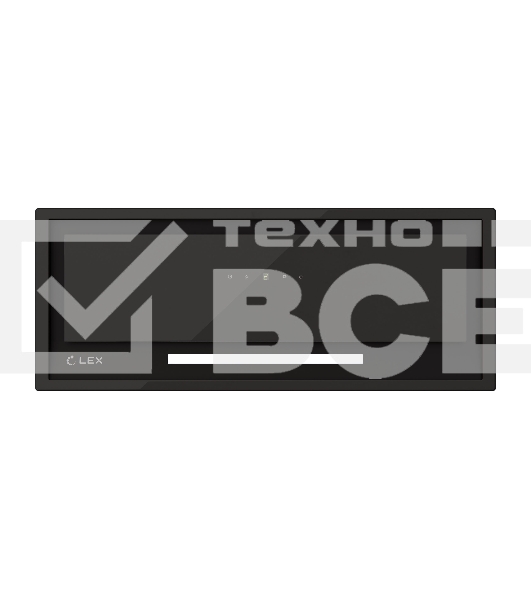 Вытяжка кухонная встраиваемая LEX Hyper 900 GS BL черный, управление сенсорное (1 мотор)